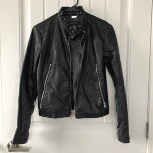 New York & Co leather jacket size XS